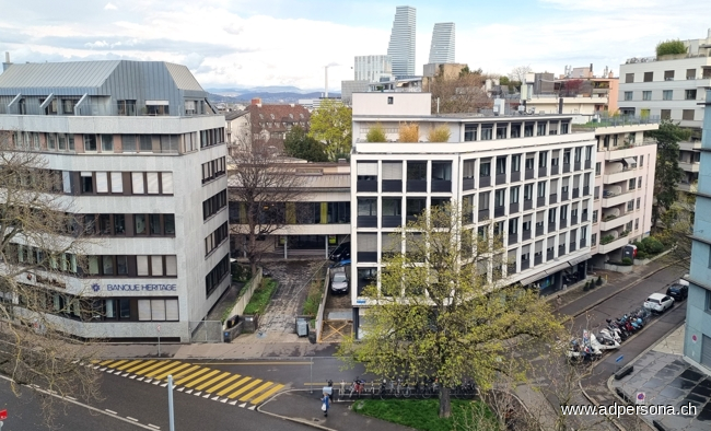 Aussicht Richtung Kleinbasel B�rofl�che Basel