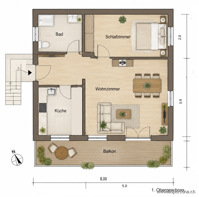 Grundriss Einfamilienhaus Castelrotto