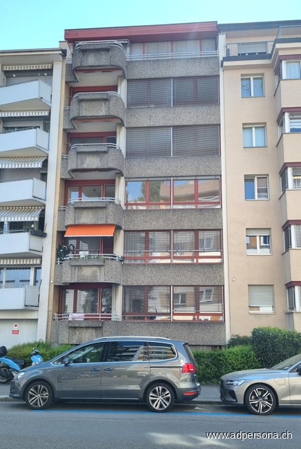 Aussenansicht Etagenwohnung Basel