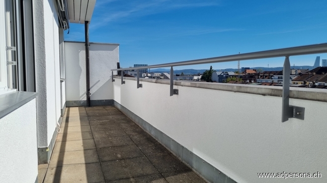 Terrasse S�d Ost Maisonettewohnung Basel