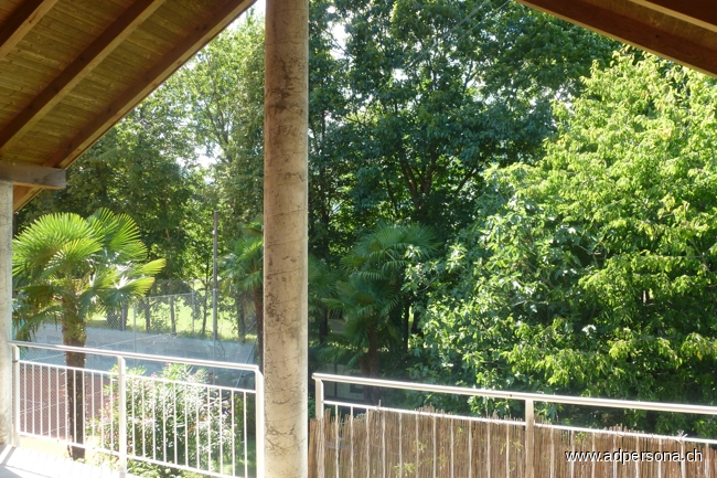 Terrasse Wohnung Sportanlage Verscio