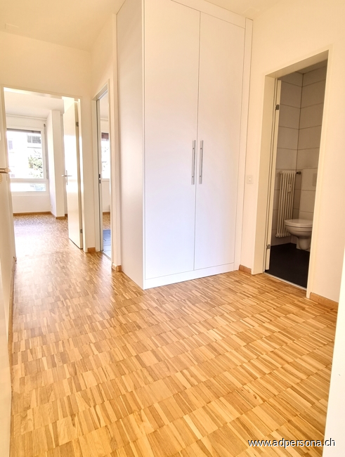 Eingangsbereich, links die Eingangst�re Etagenwohnung Basel