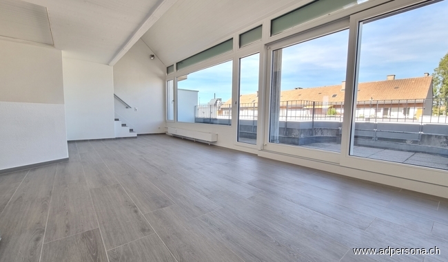 Wohn-Esszimmer Maisonettewohnung Basel