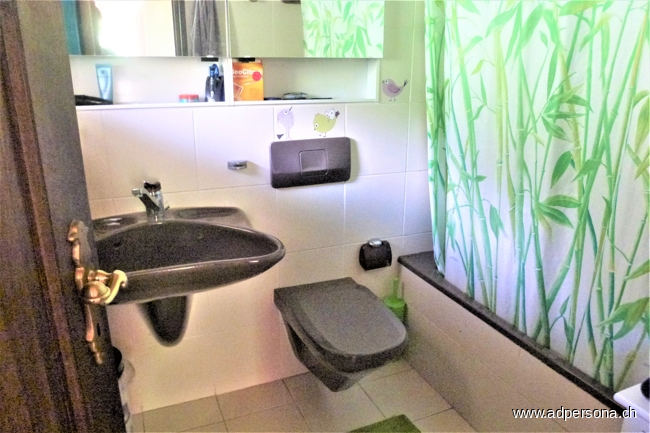 Badezimmer Wohnung Sportanlage Verscio