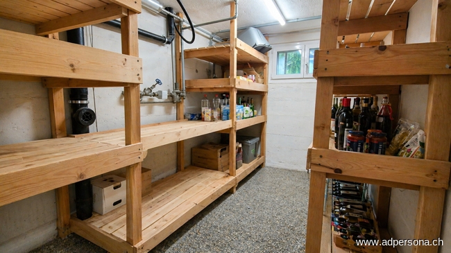 Keller mit Naturboden Einfamilienhaus Reigoldswil