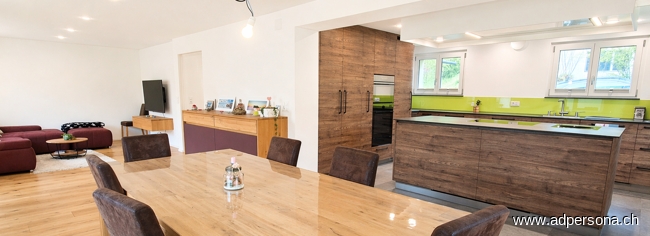 EG Wohnzimmer 02 Einfamilienhaus Reigoldswil