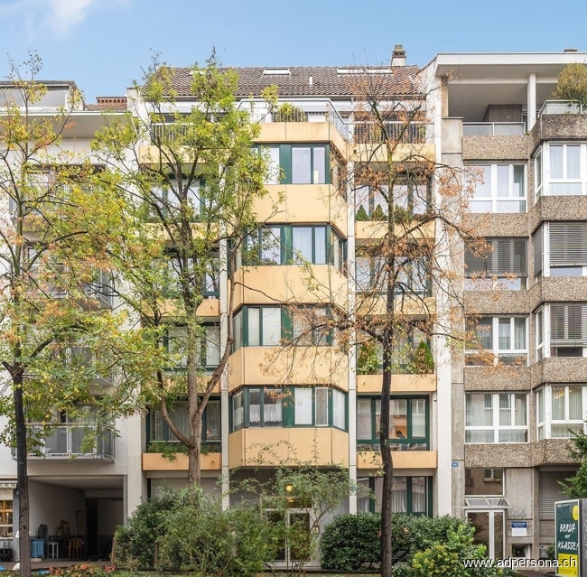 Aussenansicht Maisonettewohnung Basel