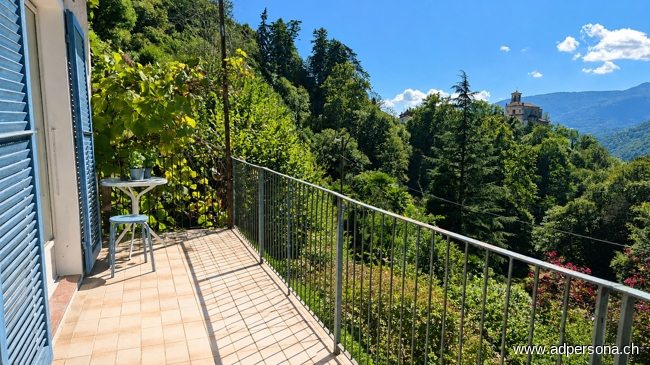 Balkon Einfamilienhaus Castelrotto