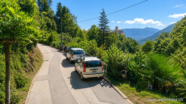 Strasse Einfamilienhaus Castelrotto