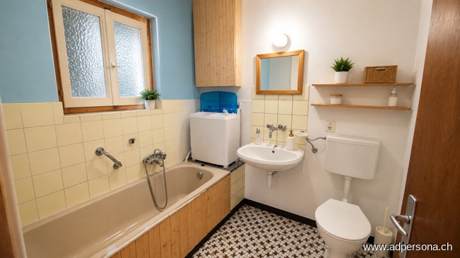 Badezimmer Einfamilienhaus Castelrotto