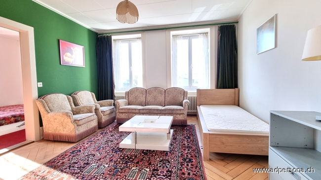 Wohnzimmer 1.OG Mehrfamilienhaus Schwaderloch