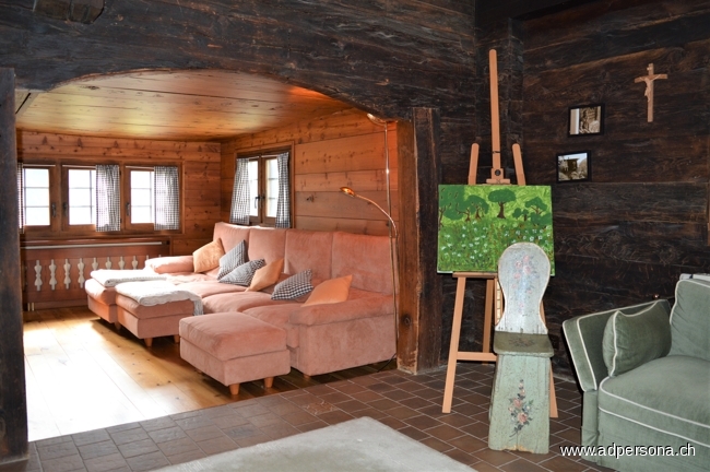 ...und offenem Durchgang ins Wohnzimmer Chalet Embd
