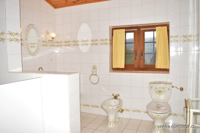 Badezimmer mit Dusche OG Chalet Embd