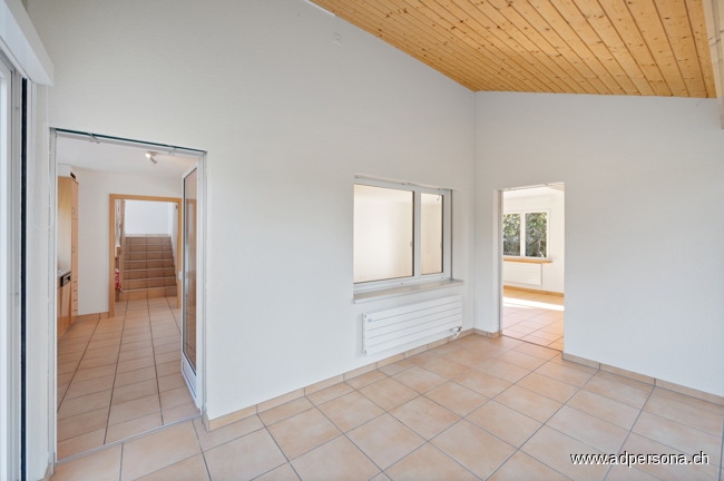 Wintergarten, links die K�che, rechts das Wohnzimmer Einfamilienhaus Liestal