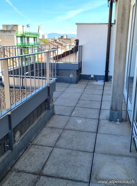 Terrasse Nord-West Maisonettewohnung Basel