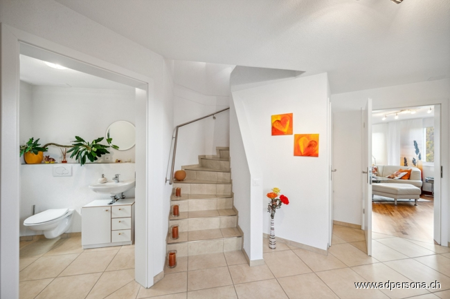 Eingangsbereich und G�ste WC Einfamilienhaus Duggingen